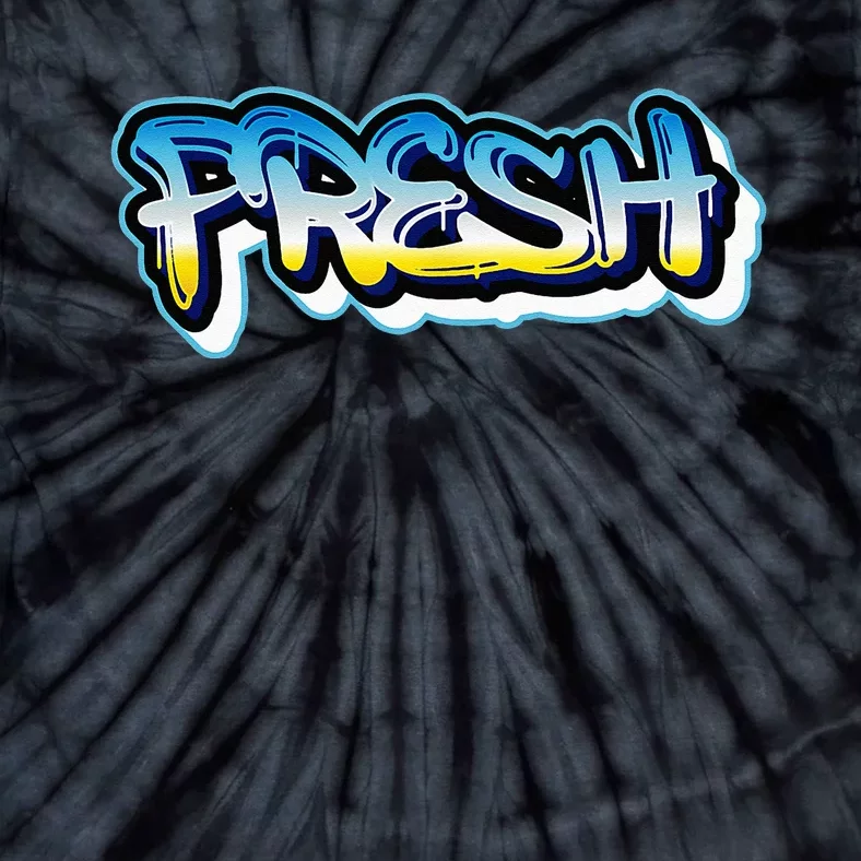 Fresh Old School Graffiti Style Funny Graffiti Graphic Tie-Dye T-Shirt