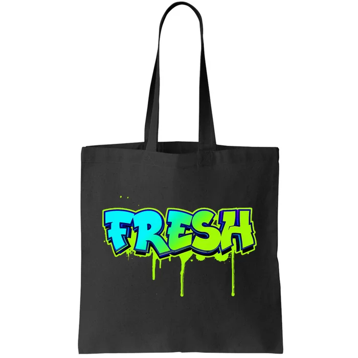 Fresh Old School Graffiti Style Funny Graffiti Graphic Tote Bag