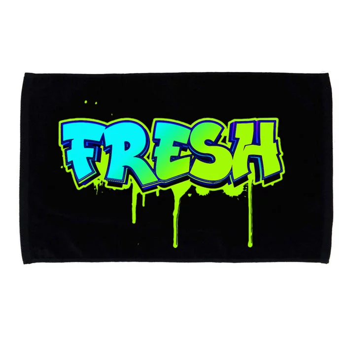 Fresh Old School Graffiti Style Funny Graffiti Graphic Microfiber Hand Towel