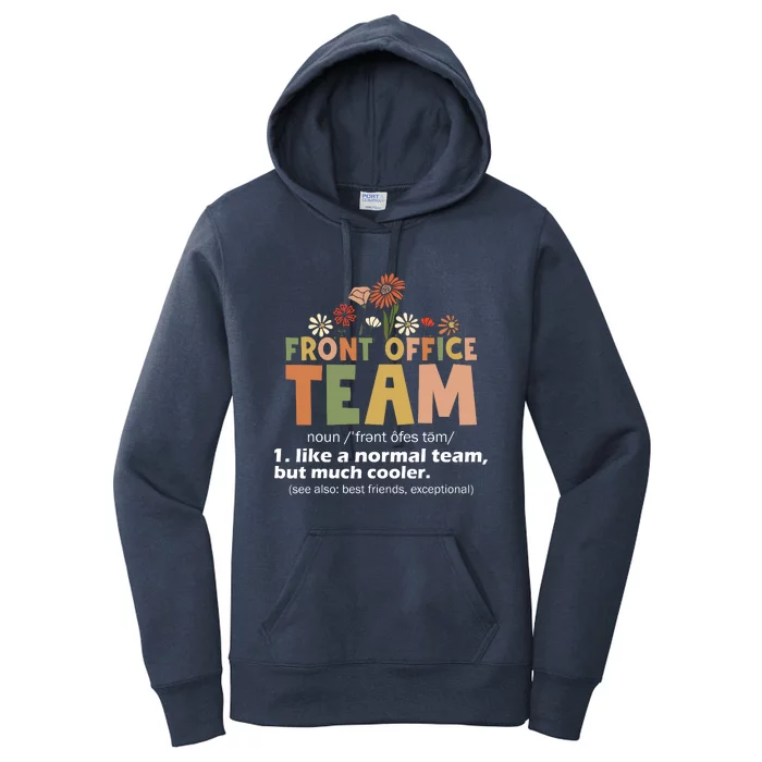 Front Office Squad Team For Administrative Assistants Women's Pullover Hoodie