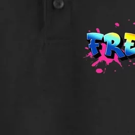 Fresh Old School Graffiti Style Funny Graffiti Graphic Dry Zone Grid Performance Polo