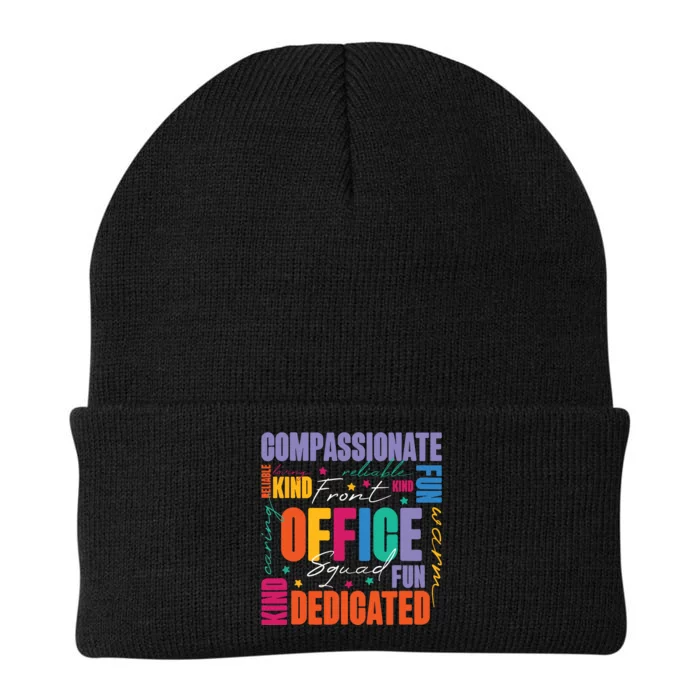 Front Office Squad Front Office Secretary Team Knit Cap Winter Beanie