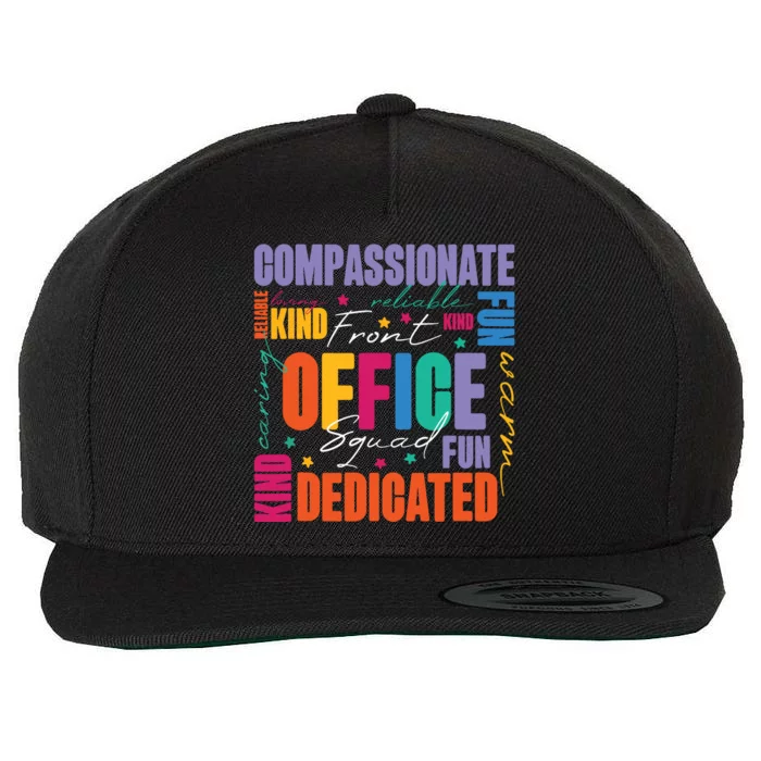 Front Office Squad Front Office Secretary Team Wool Snapback Cap