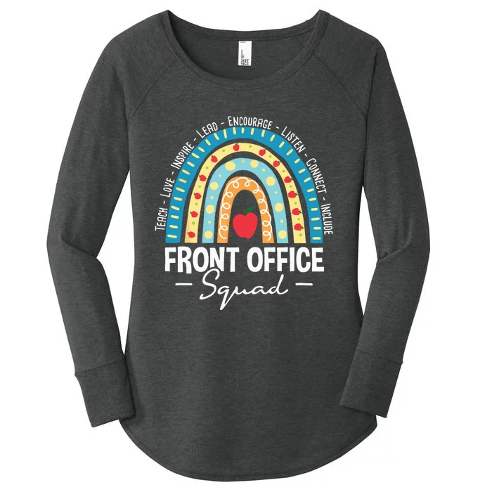 Front Office Squad School Admin Administrative Assistant Women's Perfect Tri Tunic Long Sleeve Shirt