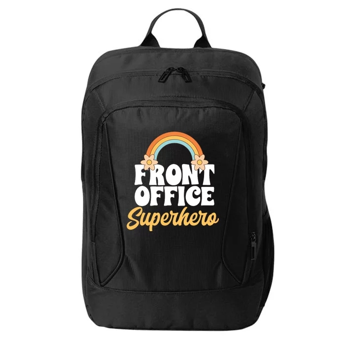 Front Office Superhero Secretary Administrative Assistant City Backpack