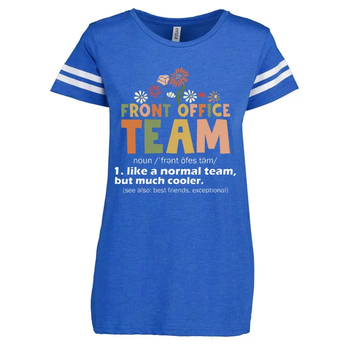 Front Office Squad Team For Administrative Assistants Enza Ladies Jersey Football T-Shirt