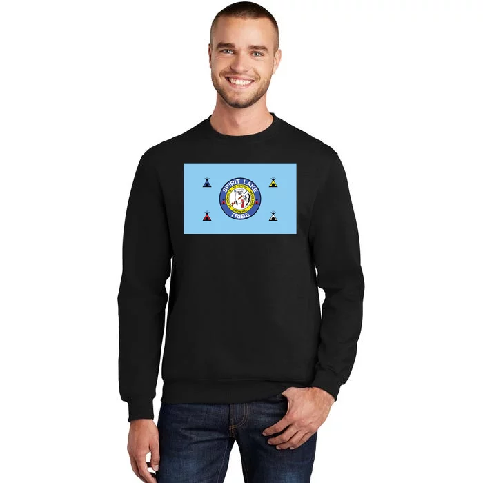 Flag Of Spirit Lake Dakota Tribe Usa Tall Sweatshirt