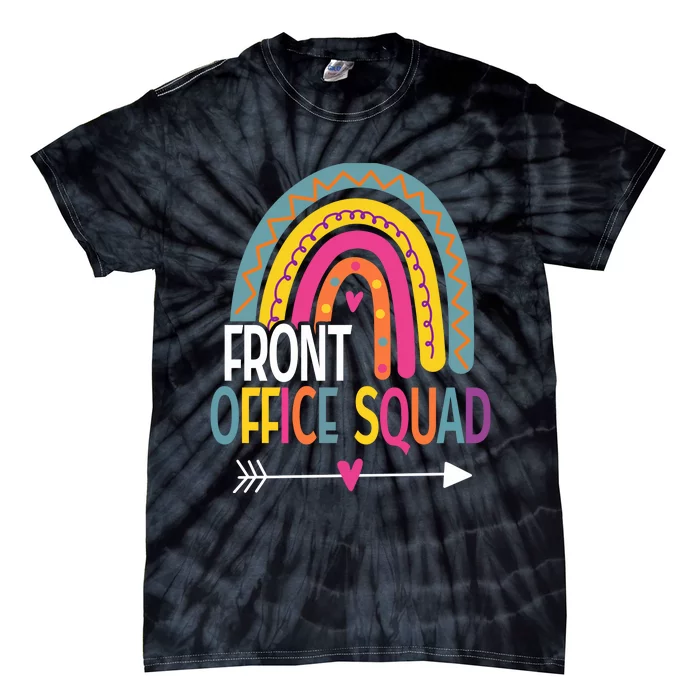 Front Office Squad Rainbow Vintage Tie-Dye T-Shirt