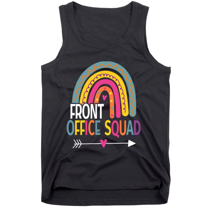 Front Office Squad Rainbow Vintage Tank Top