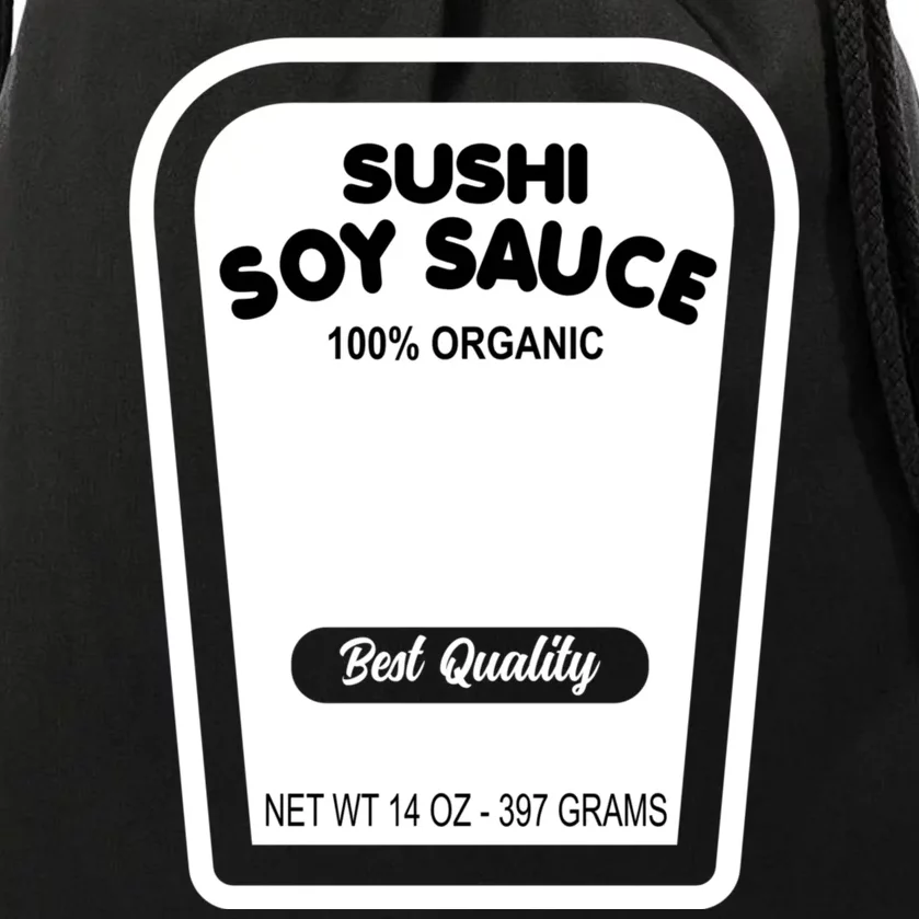 Funny Organic Soy Sauce Halloween Costume Condiment Drawstring Bag