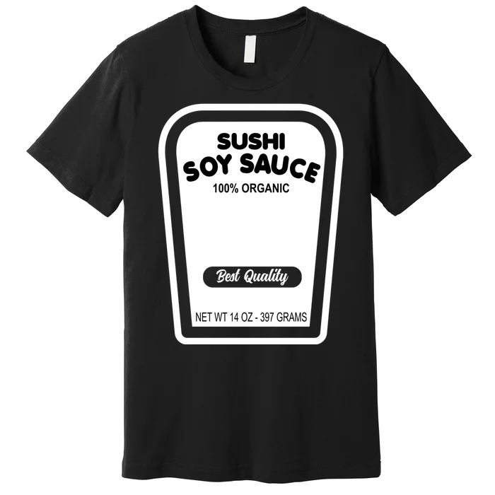 Funny Organic Soy Sauce Halloween Costume Condiment Premium T-Shirt