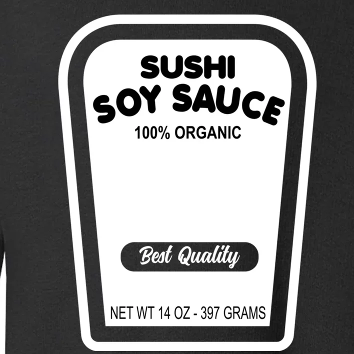 Funny Organic Soy Sauce Halloween Costume Condiment Toddler Sweatshirt