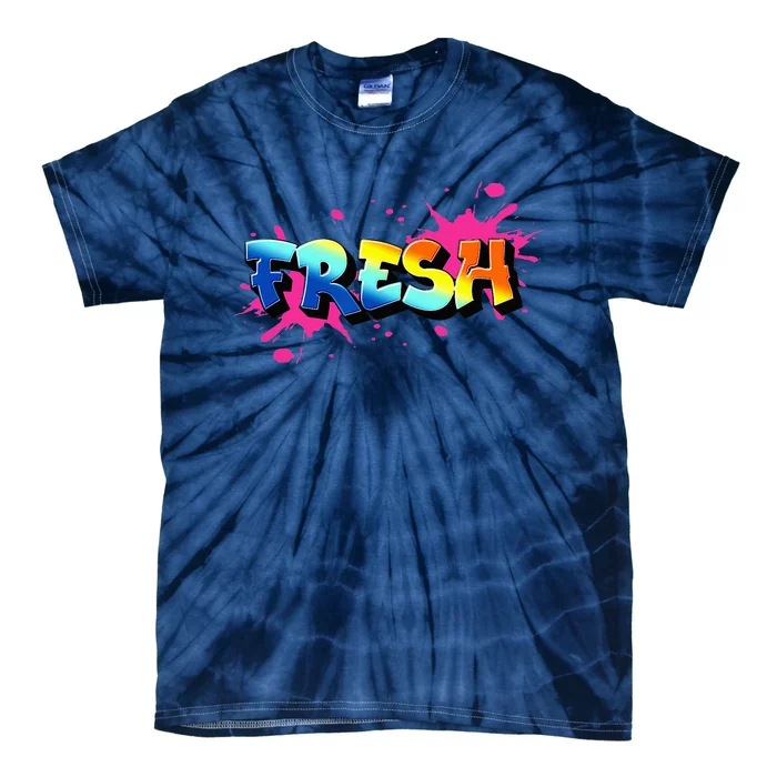 Fresh Old School Graffiti Style Funny Graffiti Graphic Tie-Dye T-Shirt