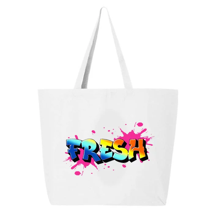 Fresh Old School Graffiti Style Funny Graffiti Graphic 25L Jumbo Tote