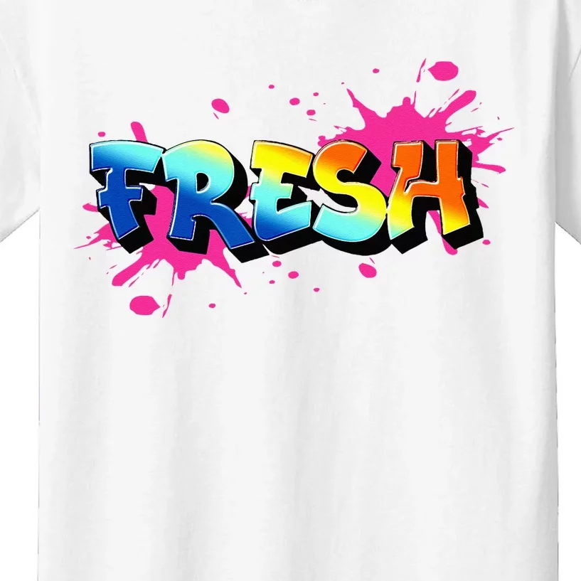 Fresh Old School Graffiti Style Funny Graffiti Graphic Kids T-Shirt