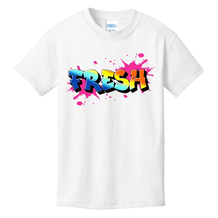 Fresh Old School Graffiti Style Funny Graffiti Graphic Kids T-Shirt