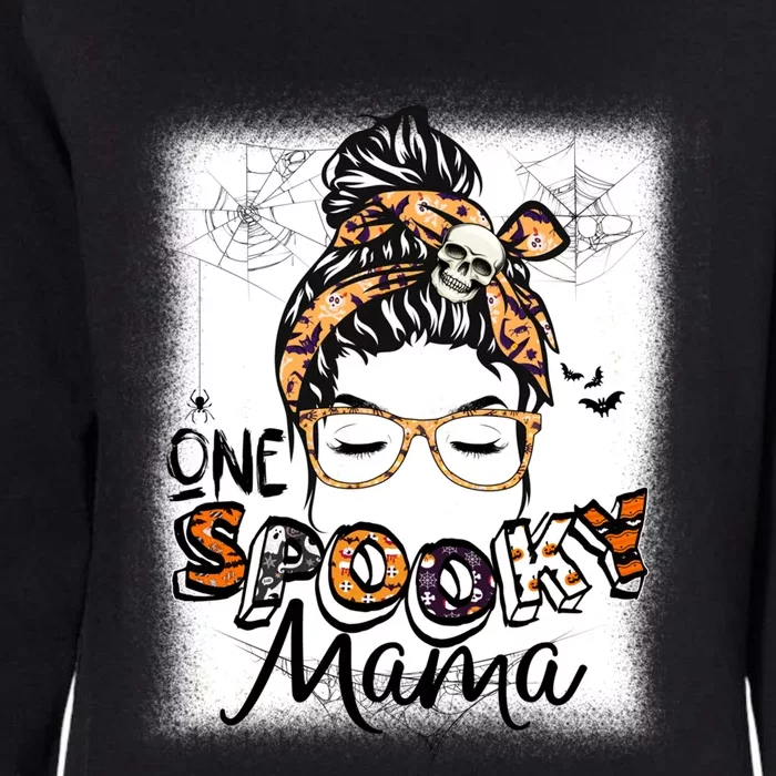 Funny One Spooky Mama Witch Mom Spooky Halloween Day Meaningful Gift Womens California Wash Sweatshirt