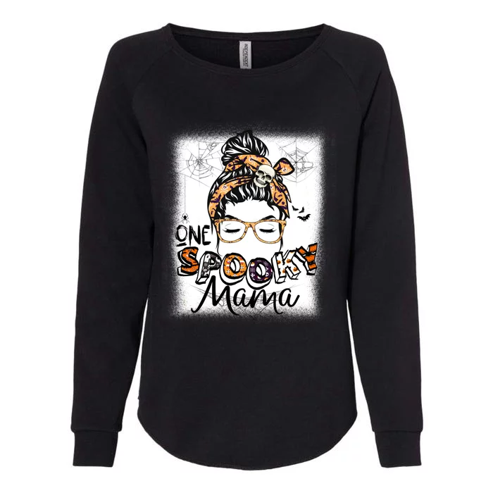 Funny One Spooky Mama Witch Mom Spooky Halloween Day Meaningful Gift Womens California Wash Sweatshirt