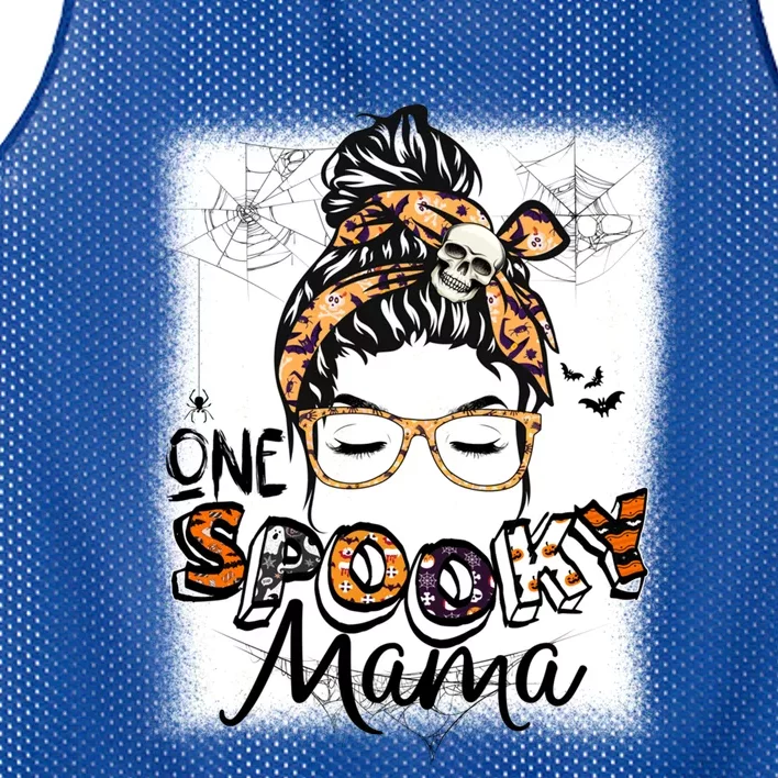 Funny One Spooky Mama Witch Mom Spooky Halloween Day Meaningful Gift Mesh Reversible Basketball Jersey Tank