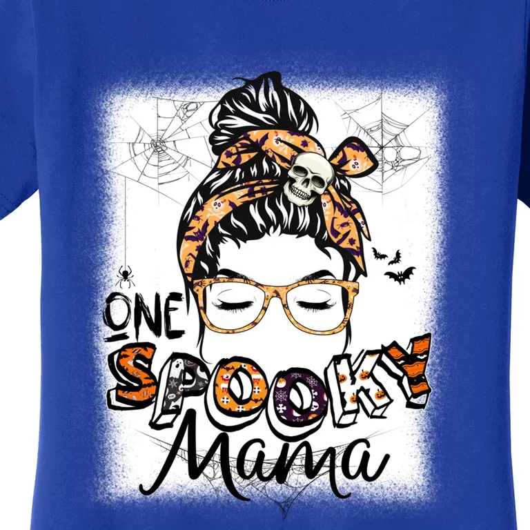 Funny One Spooky Mama Witch Mom Spooky Halloween Day Meaningful Gift Women's T-Shirt