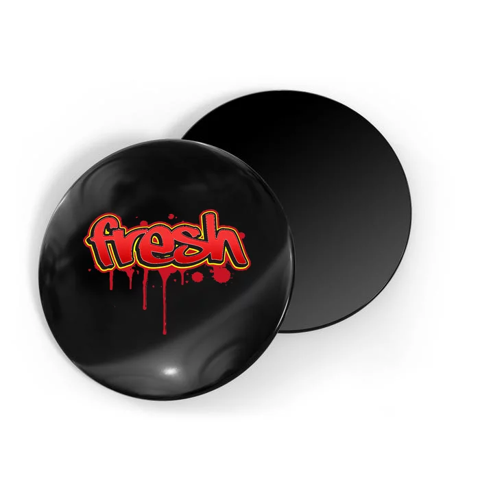 Fresh Old School Graffiti Style Funny Graffiti Graphic Magnet