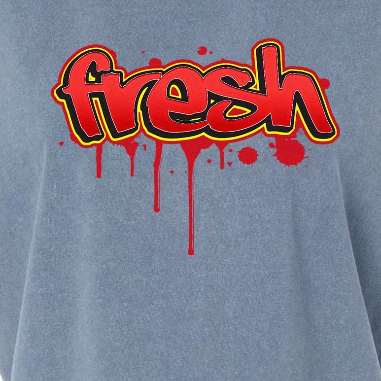 Fresh Old School Graffiti Style Funny Graffiti Graphic Garment-Dyed Women's Muscle Tee