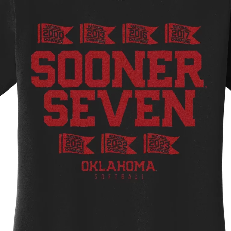 Funny Oklahoma Softball Sooner Seven Women's T-Shirt