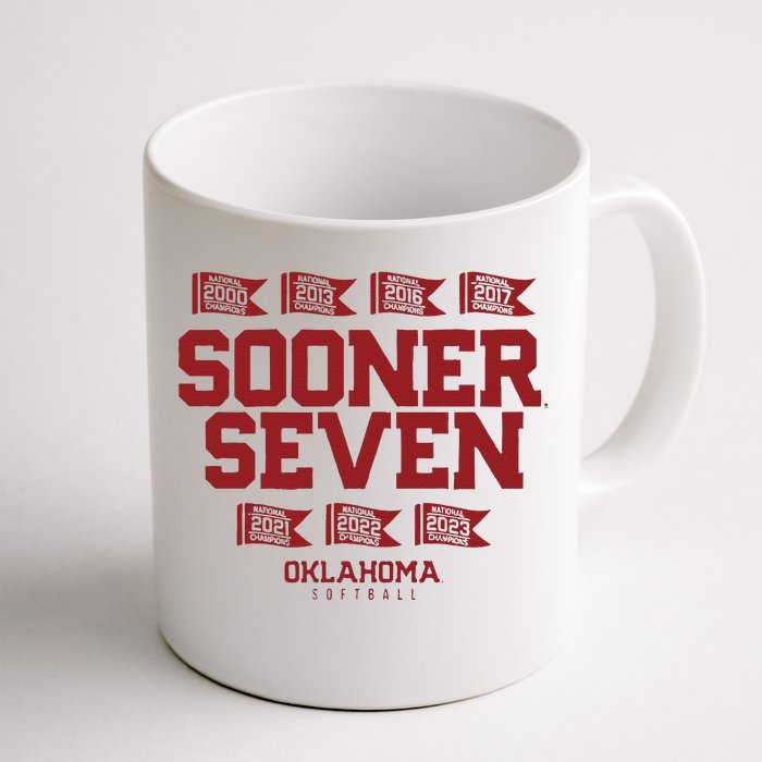 Funny Oklahoma Softball Sooner Seven Front & Back Coffee Mug