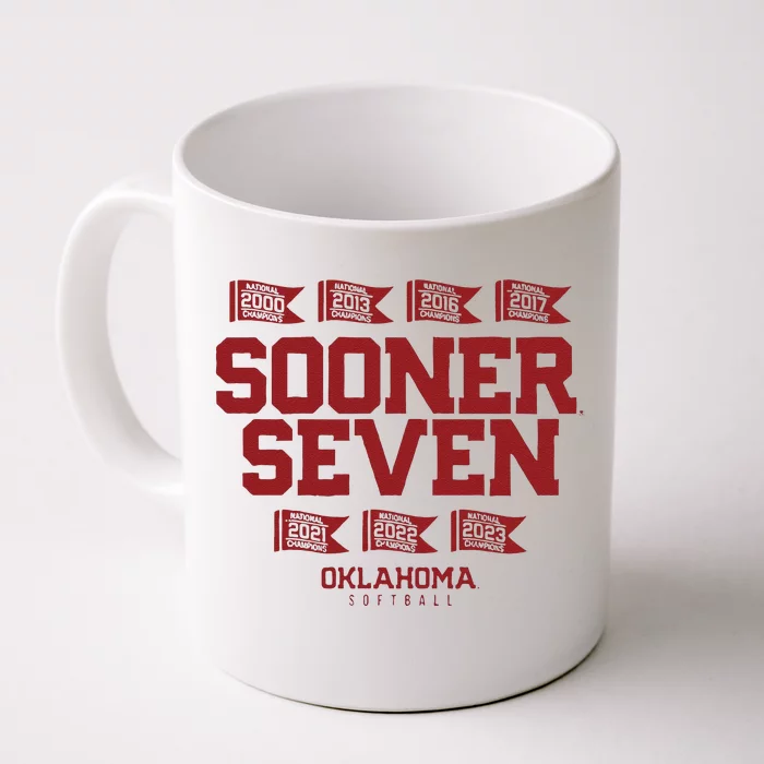 Funny Oklahoma Softball Sooner Seven Front & Back Coffee Mug