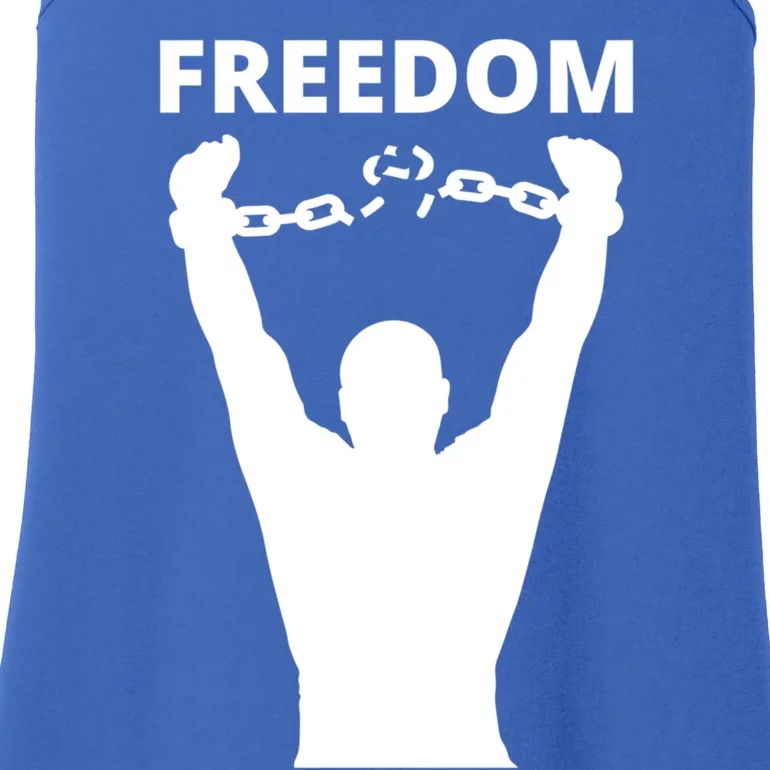 Freedom Of Speech Breaking Away The Chains Gift Ladies Essential Tank