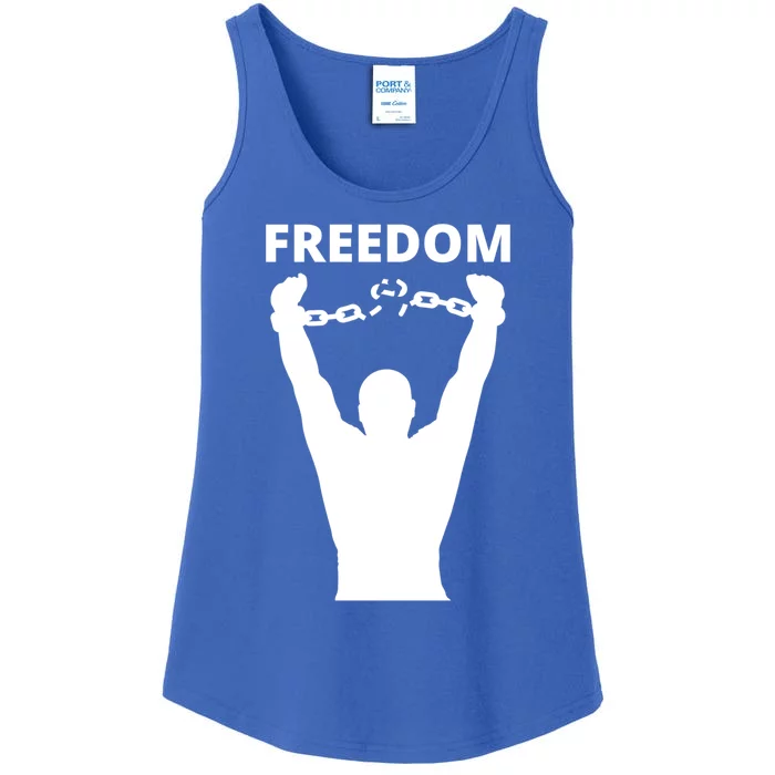 Freedom Of Speech Breaking Away The Chains Gift Ladies Essential Tank