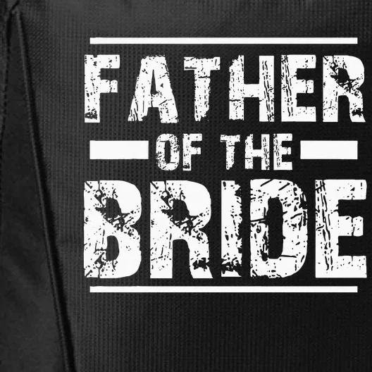 Father of The Bride Wedding Bridal Party City Backpack