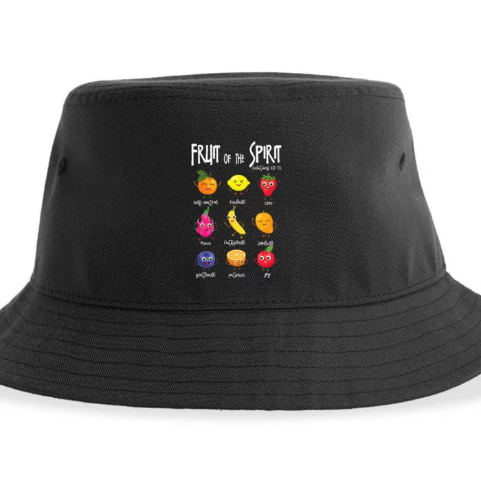 Fruit Of The Spirit Christian Faith Jesus God Lover Sustainable Bucket Hat