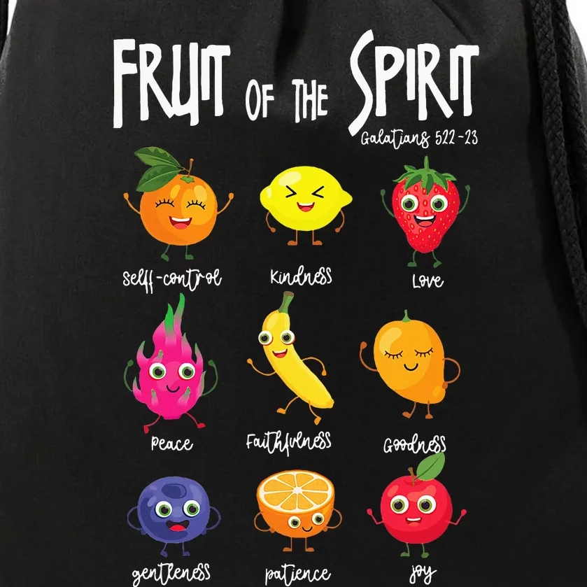 Fruit Of The Spirit Christian Faith Jesus God Lover Drawstring Bag