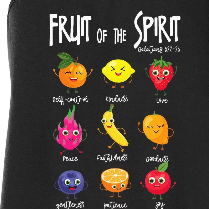 Fruit Of The Spirit Christian Faith Jesus God Lover Women's Racerback Tank