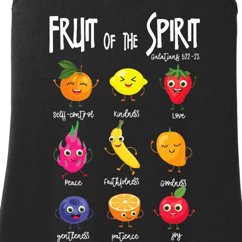 Fruit Of The Spirit Christian Faith Jesus God Lover Ladies Essential Tank