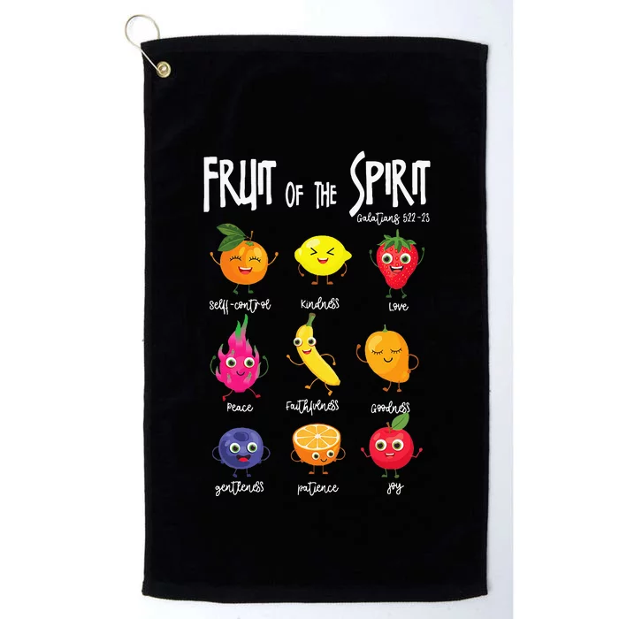 Fruit Of The Spirit Christian Faith Jesus God Lover Platinum Collection Golf Towel