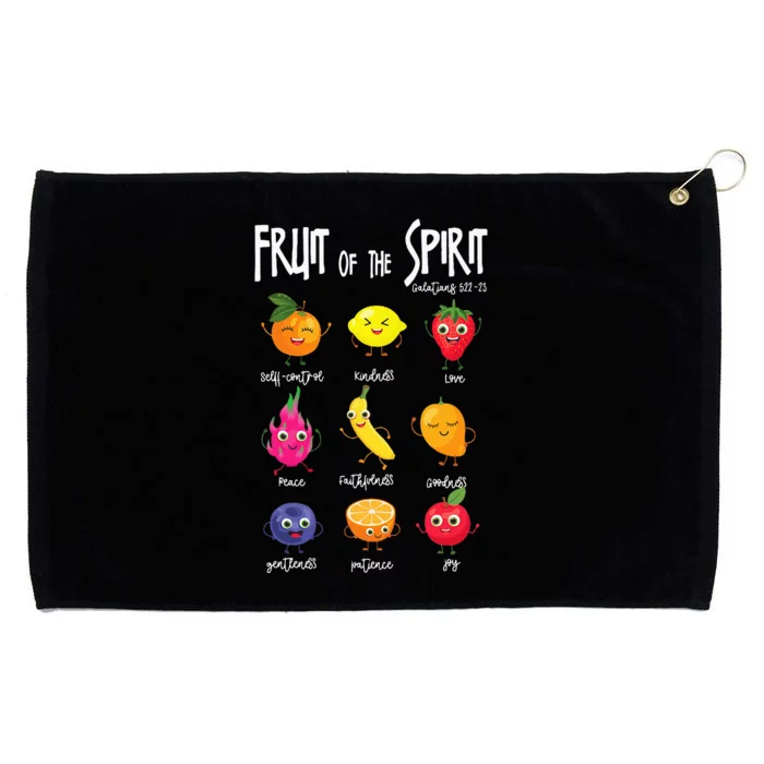 Fruit Of The Spirit Christian Faith Jesus God Lover Grommeted Golf Towel