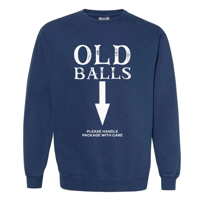 Funny Over the Hill Birthday 40th Turning Forty Garment-Dyed Sweatshirt