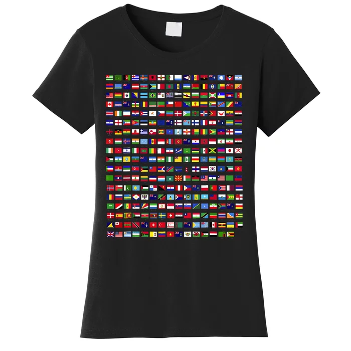 Flags Of The Countries Of The World 287 Flag International Women's T-Shirt