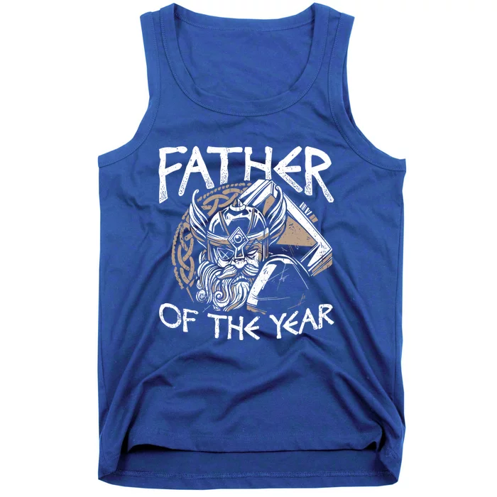 Father Of The Year FatherS Day Viking Gift Tank Top