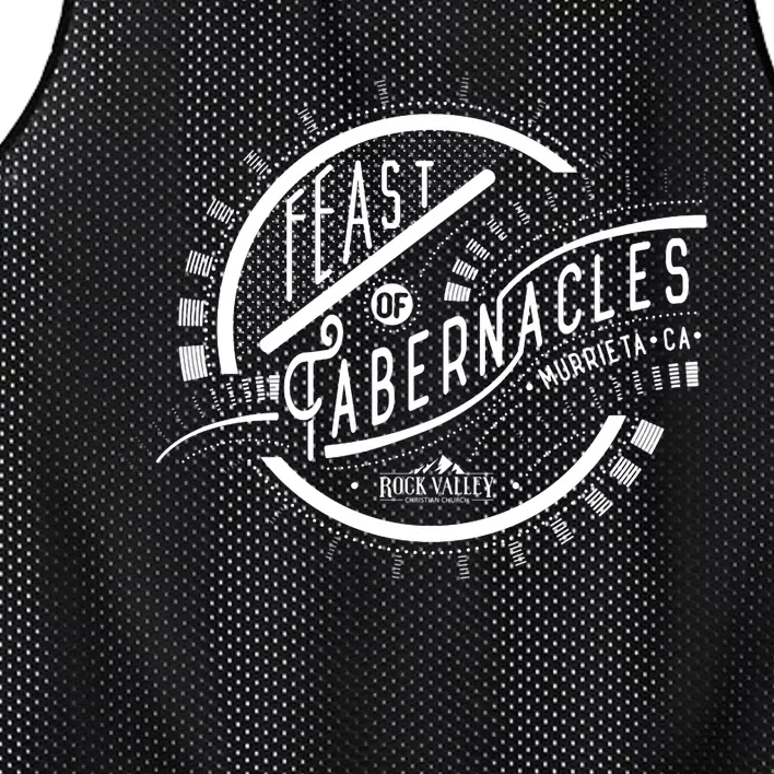 Feast Of Tabernacles God With Us Rock Valley Christian Mesh Reversible Basketball Jersey Tank