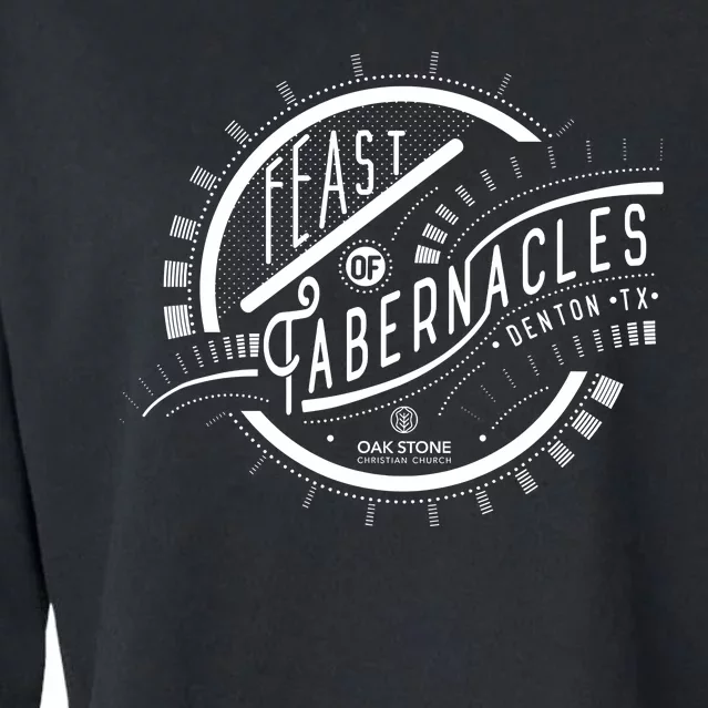 Feast Of Tabernacles Worship In The Tabernacle Oak Stone Cropped Pullover Crew