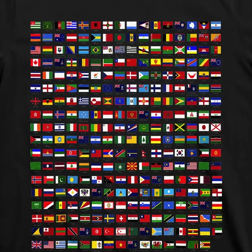 Flags Of The Countries Of The World 287 Flag International T-Shirt