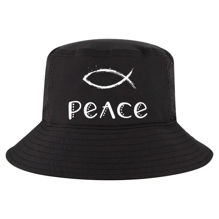 Fruit Of The Spirit Galatians Verse Christian Peace Cool Comfort Performance Bucket Hat