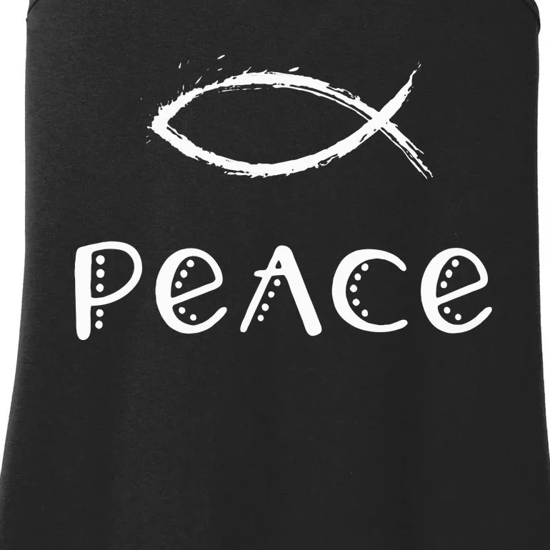 Fruit Of The Spirit Galatians Verse Christian Peace Ladies Essential Tank