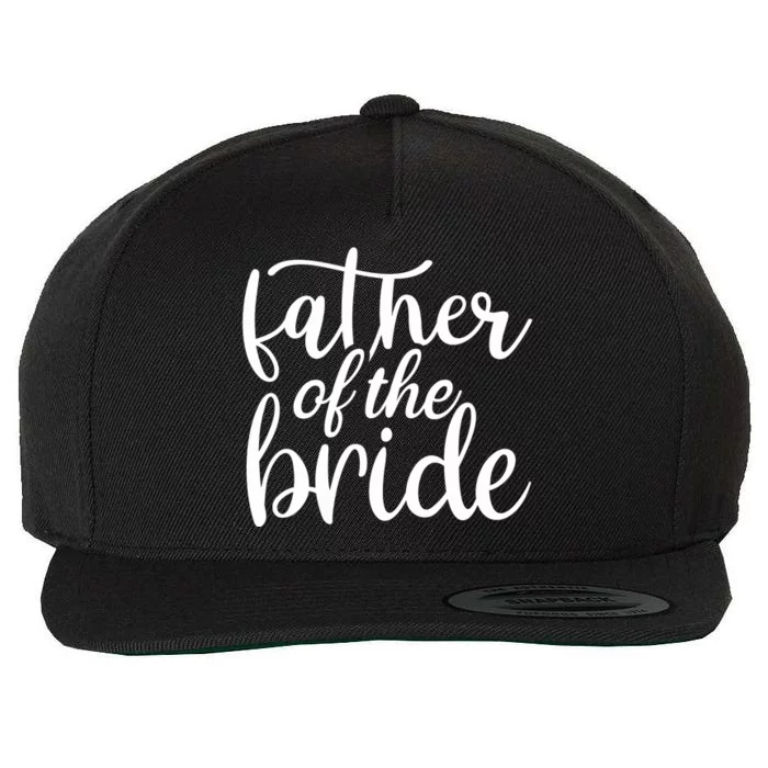 Father Of The Bride Wool Snapback Cap