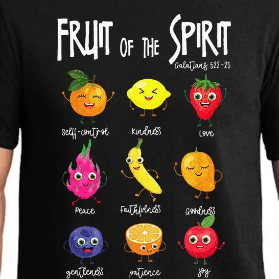 Fruit Of The Spirit Christian Faith Jesus God Lover Pajama Set