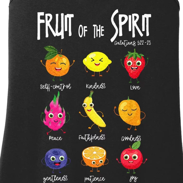 Fruit Of The Spirit Christian Faith Jesus God Lover Ladies Essential Tank