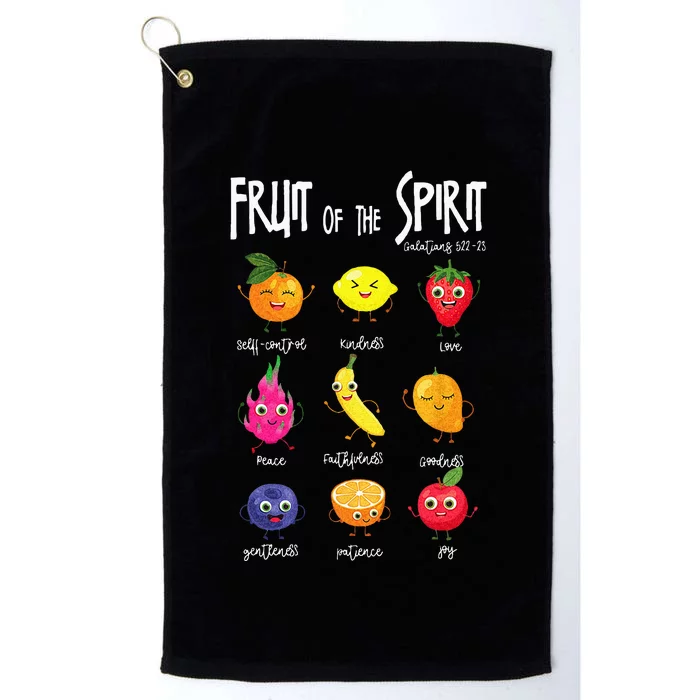 Fruit Of The Spirit Christian Faith Jesus God Lover Platinum Collection Golf Towel